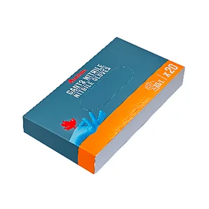 Pack de 10 guantes nitrilo, talla 10 XL, ALCAMPO.