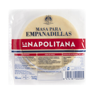 Imagen de LA NAPOLITANA Masa de tamaño mediano para empanadillas 12 uds.