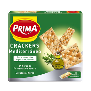 PRIMA Crackers Mediterráneo PRIMA 500 g,