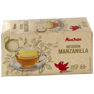 Imagen de PRODUCTO ALCAMPO Infusión de manzanilla 20 bolsitas.