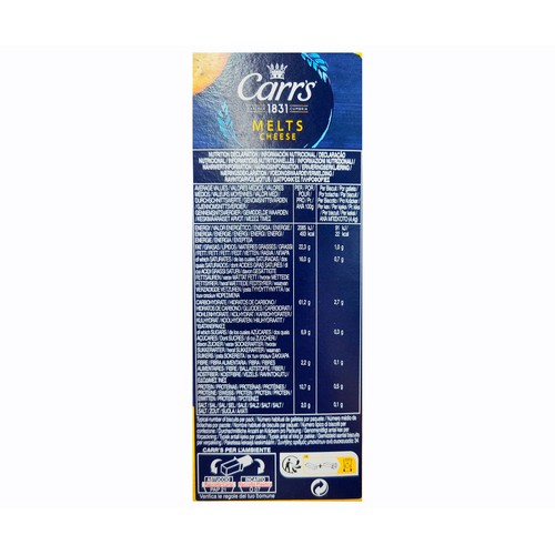 CARR"S Crackers melt´s cheese 150 g.