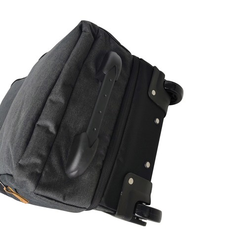 Trolley con doble compartimento gris 50cm, Globe Trotters AIRPORT ALCAMPO.