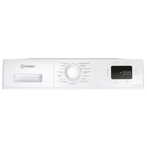 Lavadora INDESIT IM964 MY TIME SPT 9KG, Clasificación energética: A, 1400RPM, H: 85cm, A: 60cm F: 55cm.