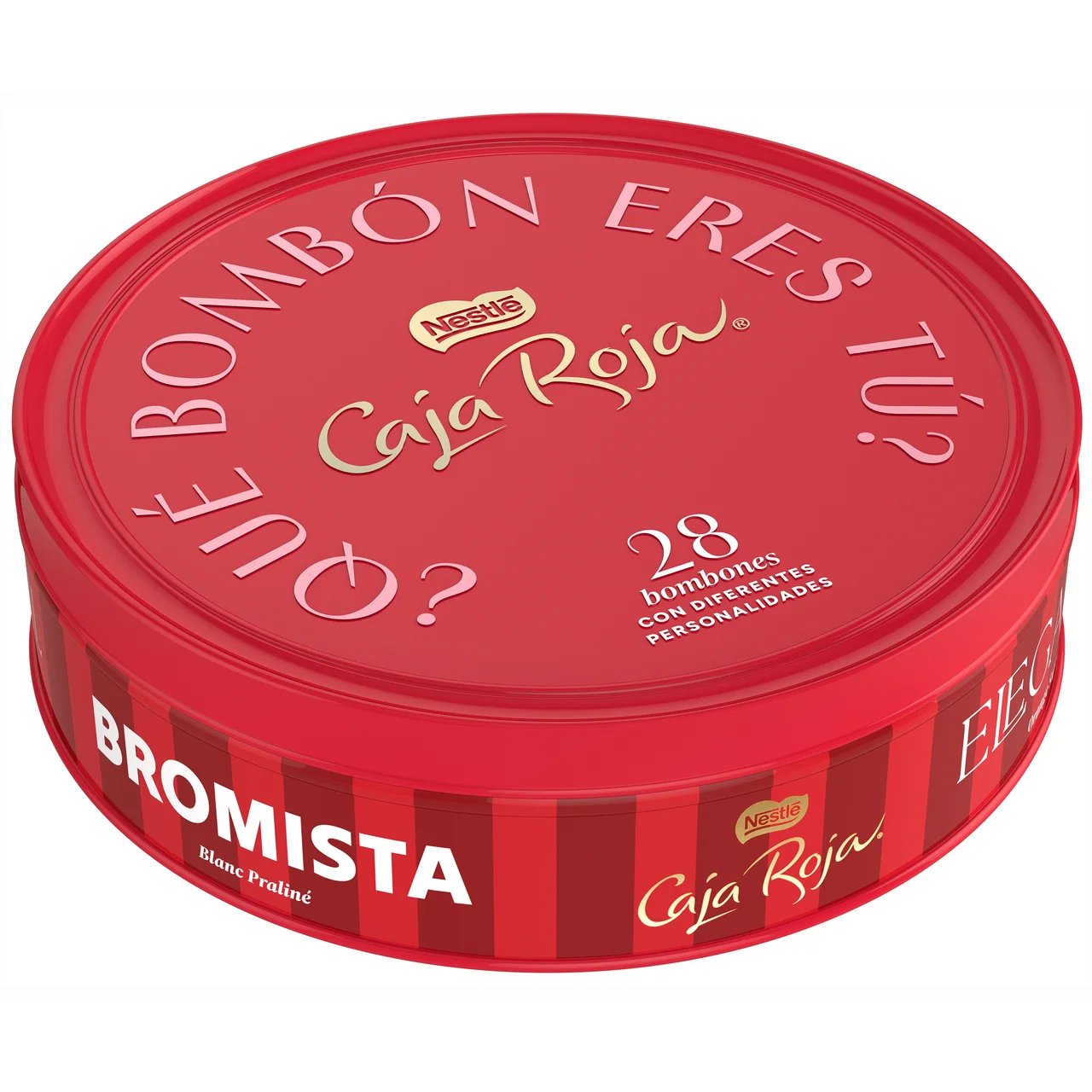 Bombones caja roja bombonera 250 g.