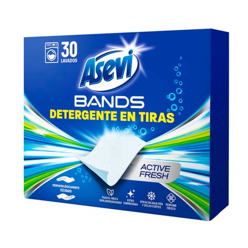 ASEVI Detergente Bandas active fresh 30 dosis