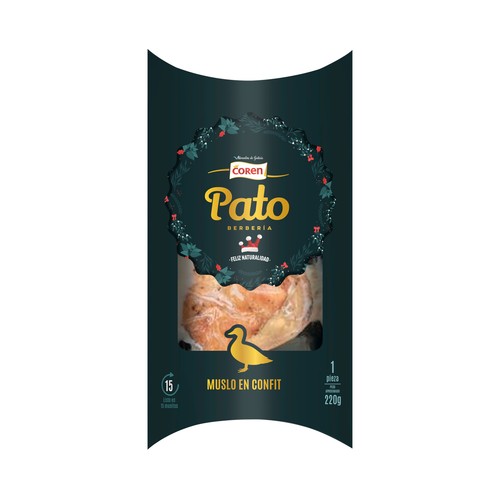 COREN Muslo de pato Berberia en confit 220 g.