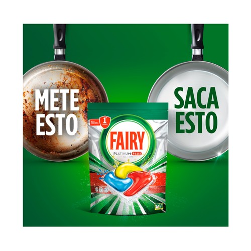 FAIRY Lavavajillas máquina platinum plus 71 ds 1268 g.