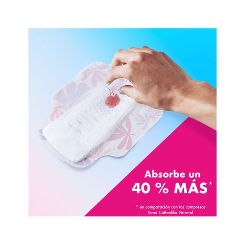 EVAX Liberty Compresas normal con alas 22 uds.