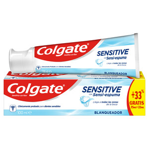 Imagen de COLGATE Pasta de dientes con efecto blanqueante, especial dientes sensibles COLGATE Sensitive 75 ml.