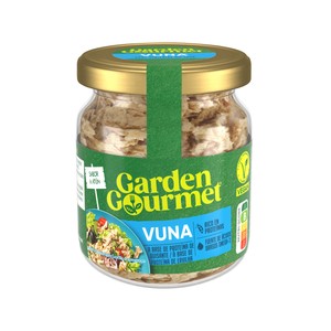 GARDEN GOURMET Preparado vegano a base de proteina de guisante con sabor a atún 175 g.