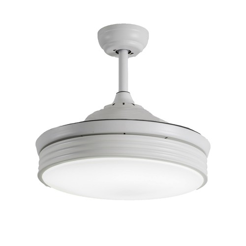 Ventilador de techo con WiFi SULION Bombay, palas plegables, luz regulable, control App, diámetro 50/107cm, 36W.