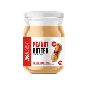 JUST LOADING Crema de cacahuete sin azúcares añadidos LOADING 500 g.