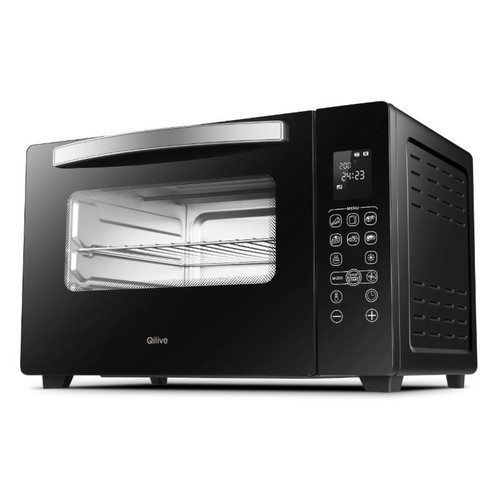 Mini horno QILIVE Q.6279 digital, 45L, color negro.