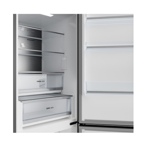 Frigorífico combi 185cm TEKA RBF 64660 Inox, NO FROST, clasificación energética: C, H: 185cm, A: 59,5cm, F: 70cm, capacidad total: 334L.