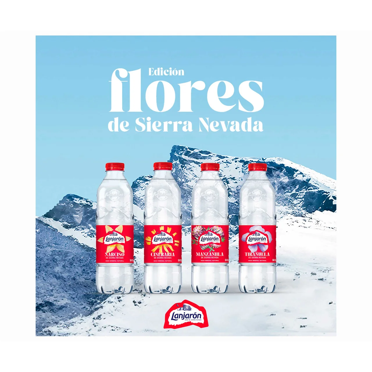 Agua mineral botella de 50 cl.