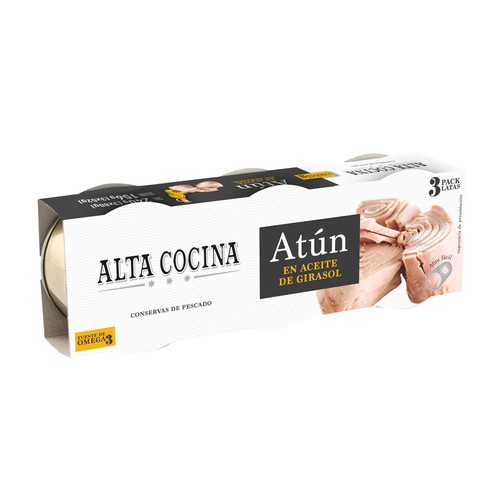 ALTA COCINA Atún en aceite de girasol 3 X 52 g.