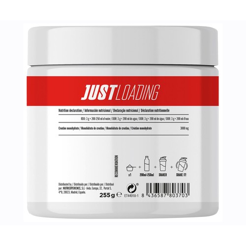 JUSTLOADING Creatina 255 g.