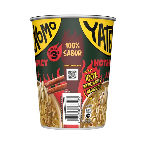 GALLINA BLANCA Fideos orientales hot & spicy yatekomo  61 g.