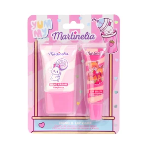 MARTINELIA Crema de manos perfumada + brillo de labios infantil.