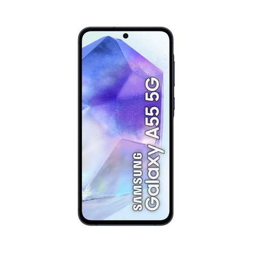 SAMSUNG Galaxy A55 5G negro, 256GB + 8GB, móvil 17cm (6,6"). SM-A556BZKCEUB