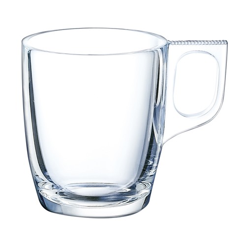 Taza con asa 9cl de vidrio transparente, LUMINARC