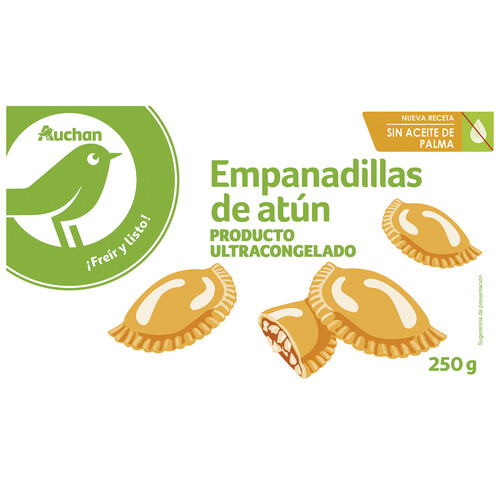 PRODUCTO ECONÓMICO ALCAMPO Empanadillas ultracongeladas rellenas de atún 250 g