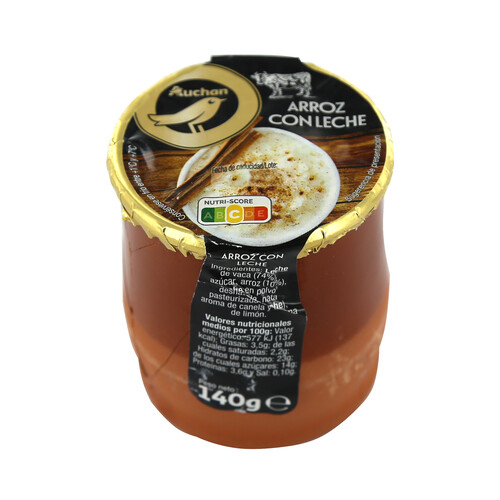 ALCAMPO GOURMET Arroz con leche estilo tradicional ALCAMPO GOURMET 140 g