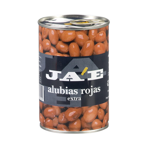 JAE Alubias rojas cocidas JAE lata 250 g.