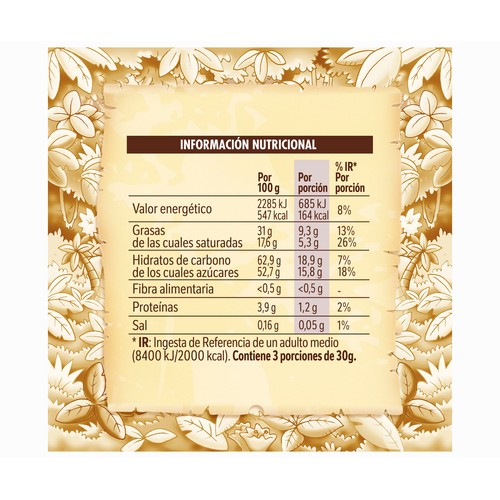 JUNGLY Chocolate blanco 90 gr.