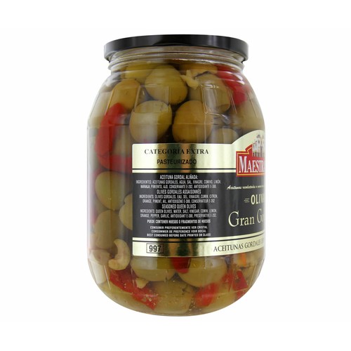 MAESTRANZA Aceitunas aliñada MAESTRANZA 550 g.