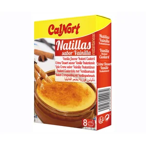 CALNORT Natillas instantáneas de vainilla 130 g.