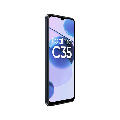 REALME C35 negro, 128GB + 4GB Ram, pantalla 16,7cm (6,6).