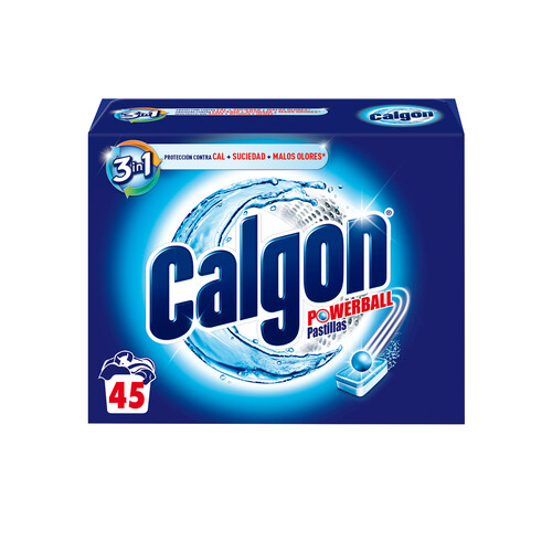 CALGON Descalcificador en pastillas CALGON POWERBALL 45 uds.