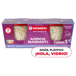 NOMEN Arroz basmati vasito para microondas 2 uds x140 g.