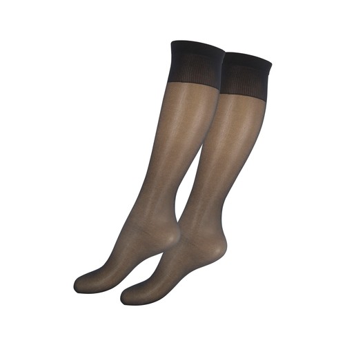 Pack de 3 pares de minimedias, 20 den, GOLDEN LADY Gipsy, color negro, talla única.