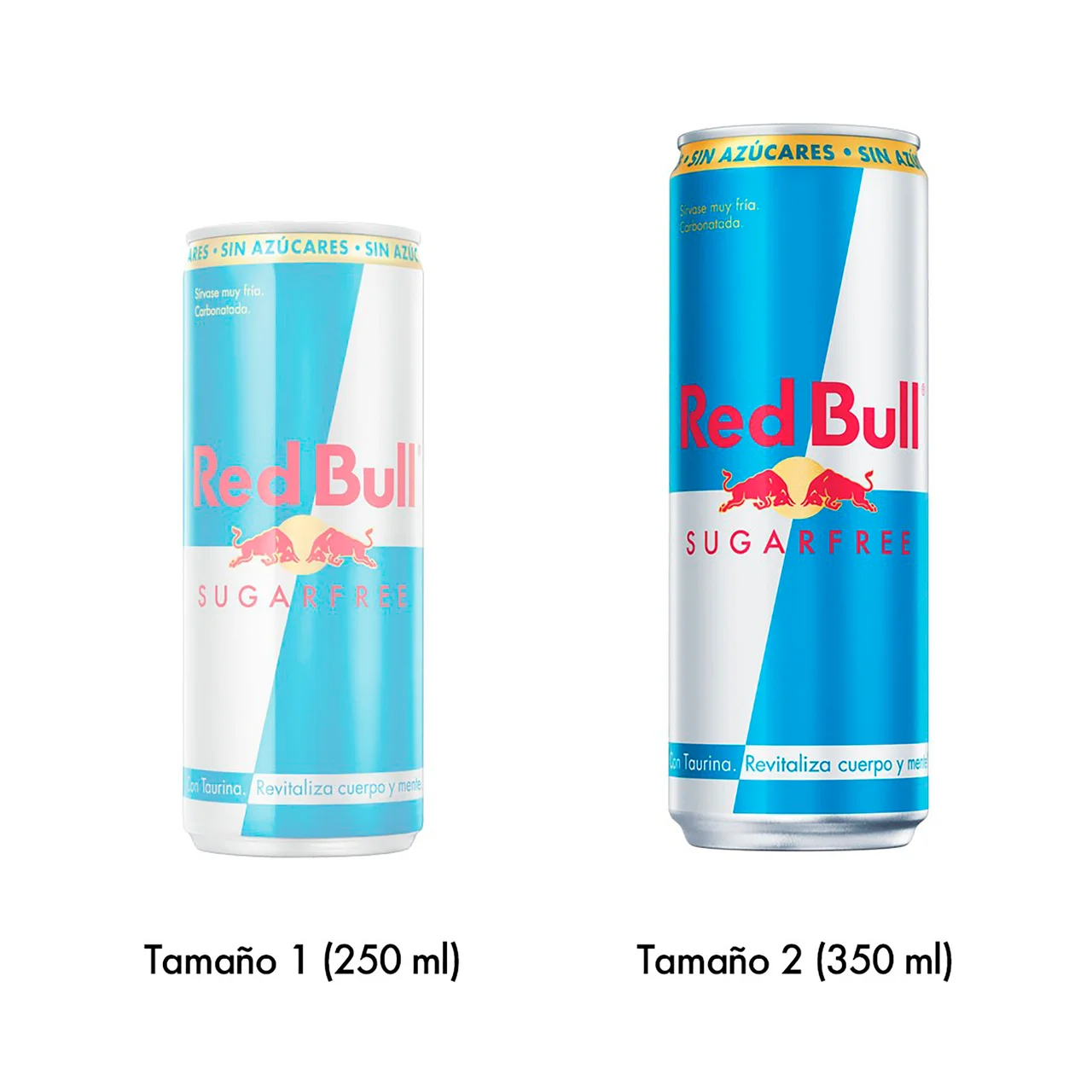 RED BULL SUGAR FREE  Bebida energética sin azúcares lata 335 ml.