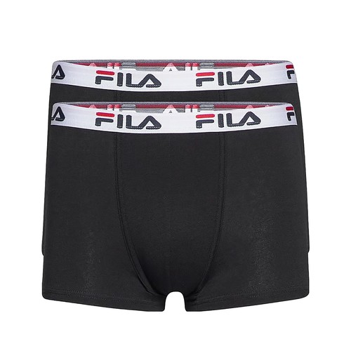 Pack 2 boxer FILA, color negro, talla L