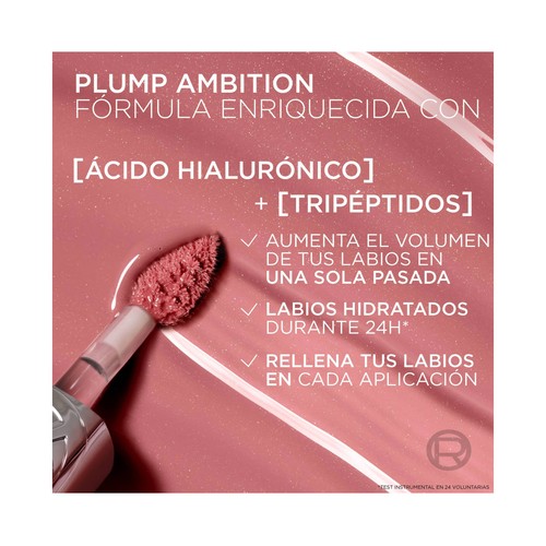 L´ORÉAL PARIS Plump ambition tono 510 La nuit sparkle Aceite labial voluminizador con ácido Hialurónico.