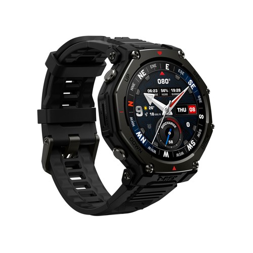 Smartwatch Amazfit T-REX 3 Pro, color negro,  3,81 cm (1.5")