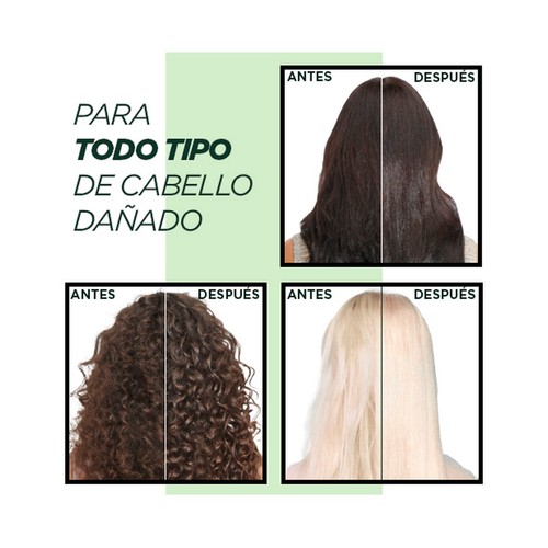 FRUCTIS Adios daños de Garnier Acondicionador reparador y rellenador, para cabellos dañados 250 ml.