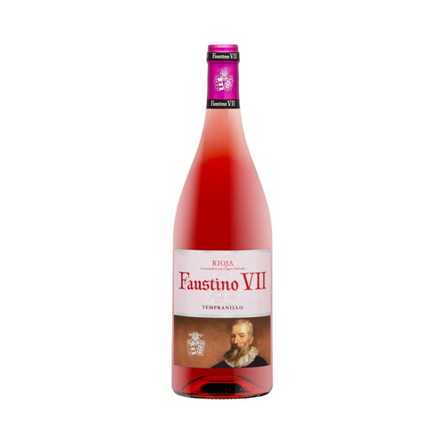 FAUSTINO VII Vino rosado tempranillo con D.O. Rioja FAUSTINO VII botella de 75 cl.