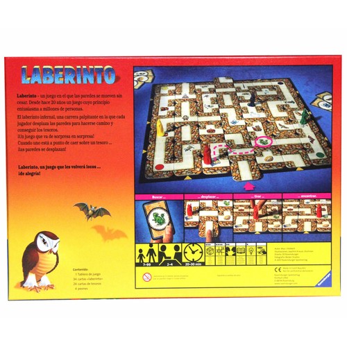 Ravensburger – Laberinto Mágico Naruto Shippuden, Juego de mesa, De 2 a 4 Jugadores, 7+ Años