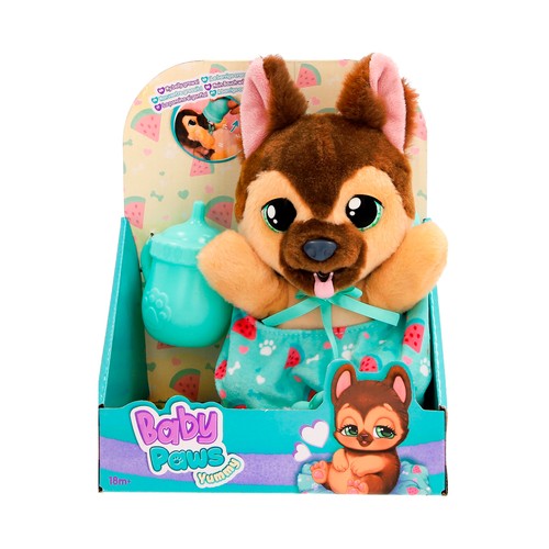 Peluche Interactivo Baby Paws Yummy Pastor Alemán IMC TOYS