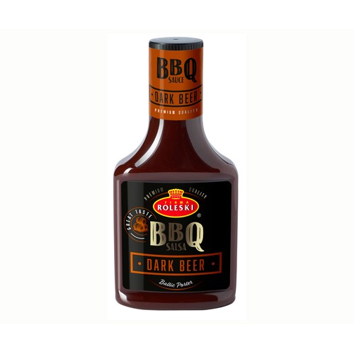 ROLESKI Salsa barbacoa dark beer 360 g