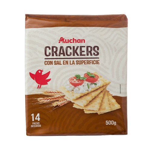 PRODUCTO ALCAMPO Crackers con sal 500 g