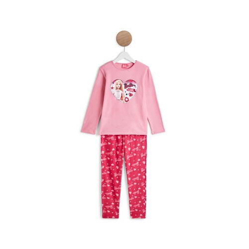 Pijama polar para niña BARBIE, talla 5.