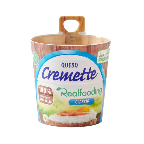 Queso blando pasteurizado Classic, 100 % ingredientes naturales CREMETTE 150 g.