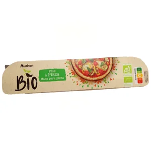 PRODUCTO ALCAMPO Bio Masa para pizza con levadura de panaderia ecológica 260 g.