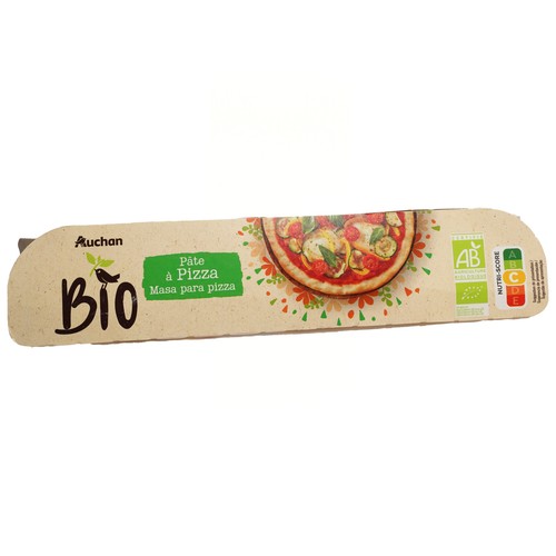 PRODUCTO ALCAMPO Bio Masa para pizza con levadura de panaderia ecológica 260 g.
