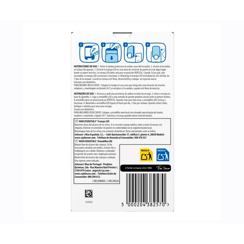 RAID Trampa led recambio essencials